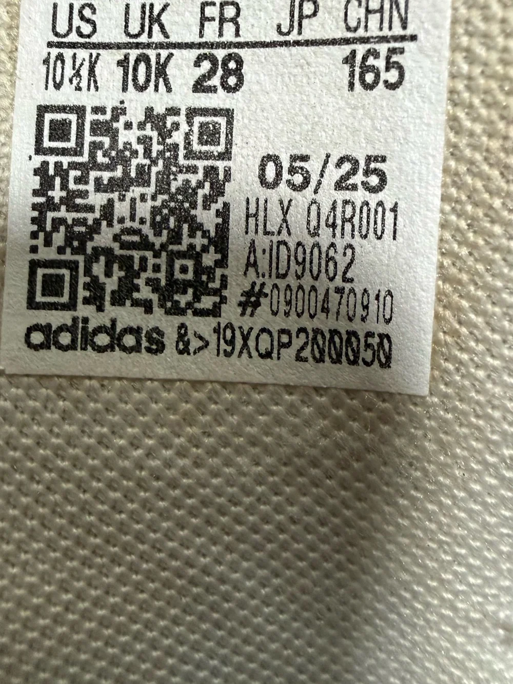 adidas Kids White Sneakers with Black Stripes and Brown Sole
